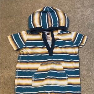 Tea collection one piece boys romper 18m